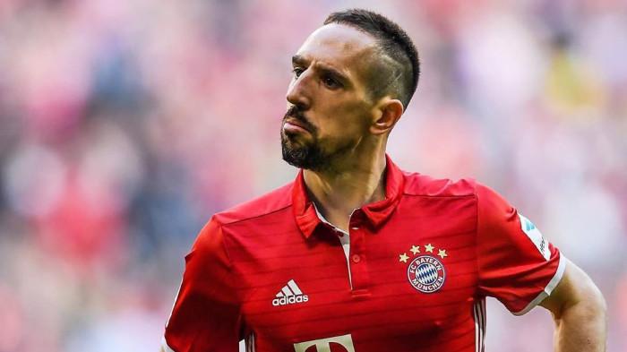 RIBERY - Legenda Bayern Munchen, Franck Ribery saat masih memperkuat Bayern Leverkusen. Nama Ribery kini disebut dalam dokumen Jeffrey Epstein dan disebut tersandung kasus prostitusi anak.