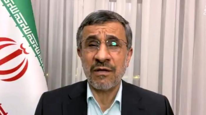 MAHMOUD AHMADINEJAD - Tangkap layar wawancara eks Presiden Iran Mahmoud Ahmadinejad bersama CNBC pada 17 Juni 2021
