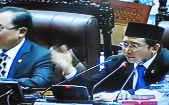 Marzuki Alie : Anggota DPR Jangan Interupsi Pidato SBY