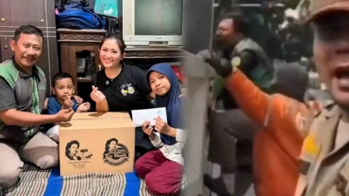 MOTOR OJOL DIANGKUT- Nasib driver ojek online yang berteriak histeris saat motornya diangkut petugas Dinas Perhubungan Jakarta Timur kini terungkap.