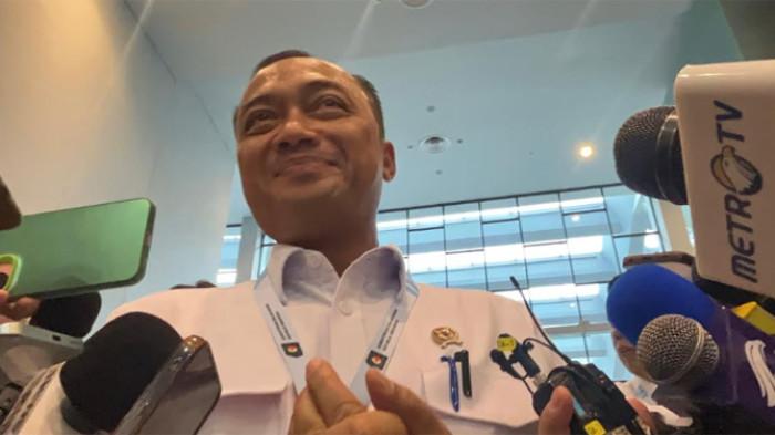 MENSESNEG DI RAKORNAS - Menteri Sekretaris Negara (Mensesneg) Prasetyo Hadi di arena Rapat Koordinasi Nasional (Rakornas) Pemerintah Pusat dan Daerah Tahun 2026 di Sentul, Bogor, Senin (2/2/2026). (Taufik Ismail)