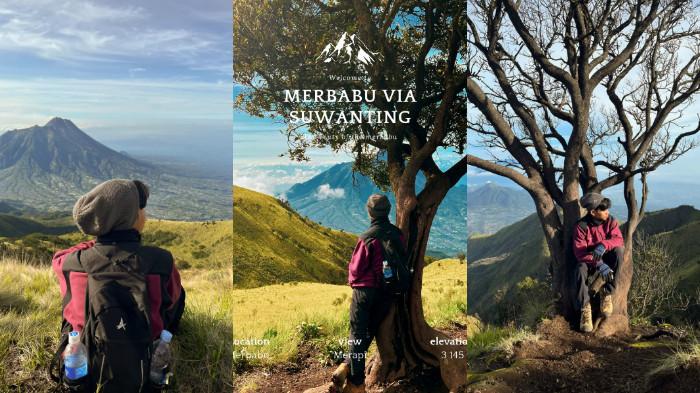 Merbabu via suwanting indah sekali pemandangannya.