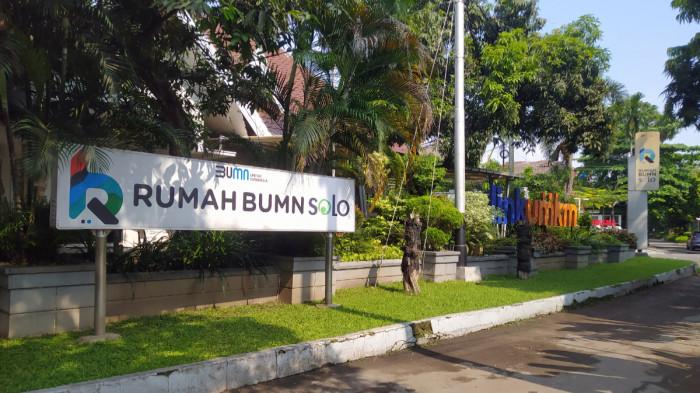 BIMBING UMKM - Foto penampakan kantor Rumah BUMN Solo di Jalan Adi Sucipto No.1B, Manahan, Banjarsari, Kota Solo, Jawa Tengah, yang diambil Senin (5/5/2026).