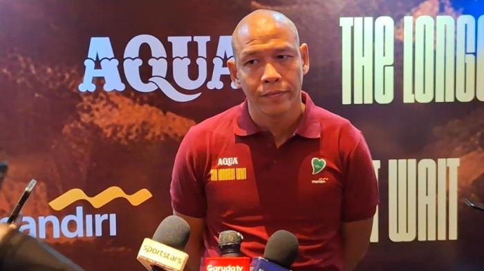 PERSIAPAN AFF U-19 - Pelatih Timnas U-19 Indonesia, Nova Arianto saat diwawancarai terkait persiapan Timnas U-19 jelang tampil di Piala AFF U19 2026. Plaza Senayan, Jakarta, Rabu (29/4/2026). Tribunnews/Abdul Majid