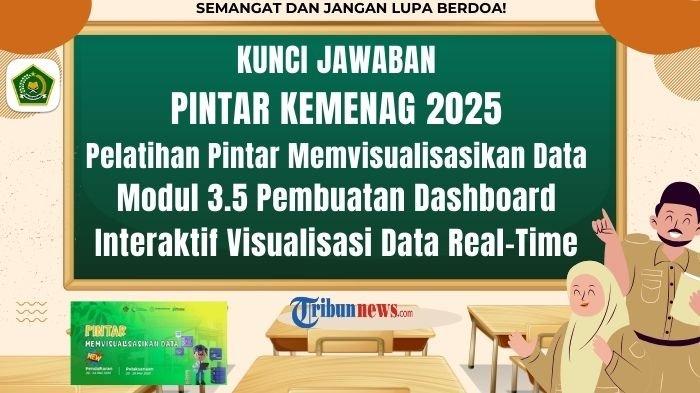 Kunci Jawaban Modul 3.5 Pembuatan Dashboard Interaktif Visualisasi Data Real-Time, PINTAR Kemenag