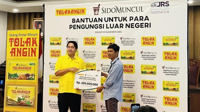 PT Industri Jamu Dan Farmasi Sido Muncul Tbk (Sido Muncul) menyalurkan bantuan senilai