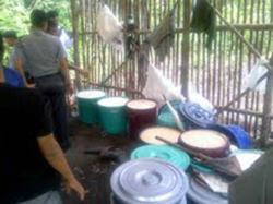 Pabrik Arak di Tanjungpandan Digerebek