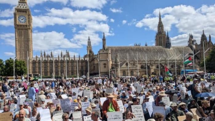 Palestine Action di Kota London OK