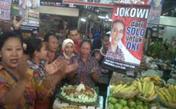 Pendukung Jokowi di Solo Mulai Berpesta