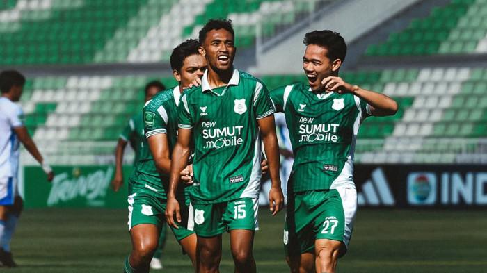 Pencetak gol PSMS Medan, Ariyanto Maring ke gawang Adhyaksa FC