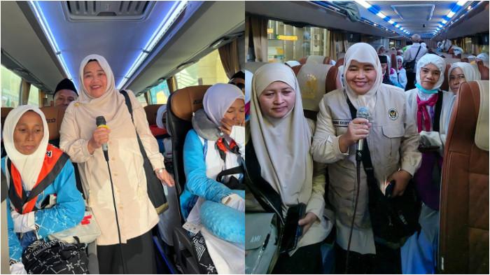 PETUGAS HAJI 2026 - Petugas haji terlihat dalam pendampingan jemaah haji Indonesia selama berada di Arab Saudi. Petugas haji bersiaga melayani kebutuhan jemaah haji Indonesia di Arab Saudi, mulai dari kedatangan hingga pelaksanaan ibadah.