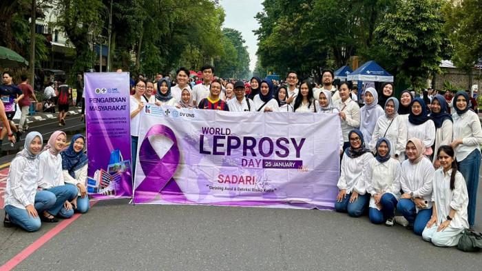 Peringatan Hari Kusta Sedunia di Car Free Day Solo