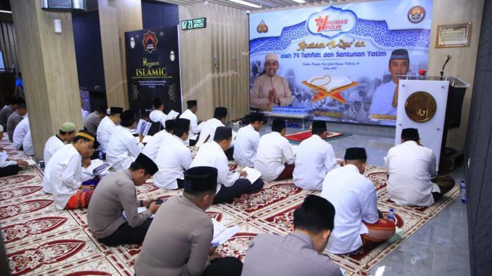 74 Hafiz dan 74 Anak Yatim Diundang, Humas Polri Rayakan Milad ke-74 dengan Khataman Alquran
