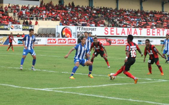 Persipura Belum Puas Kalahkan PSPS Pekanbaru 2-1