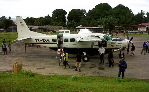 Susi Air Terbangkan Wartawan ke Pangandaran