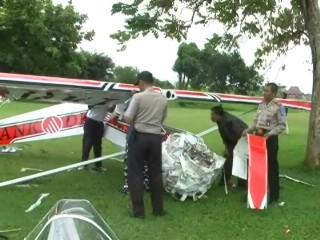Tim Polsek Pamulang Teliti Penyebab Jatuhnya Pesawat Terbang Latih