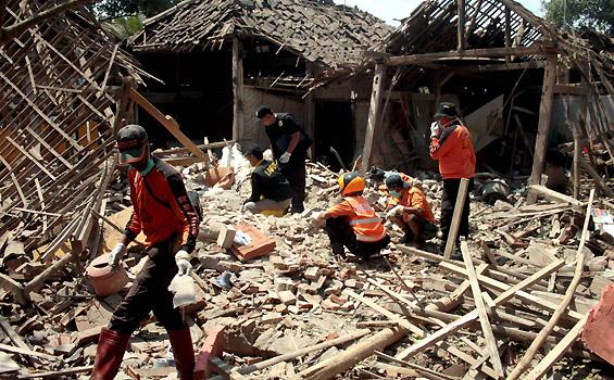 Mercon yang Meledak di Alas Gede Seberat 25 Kg