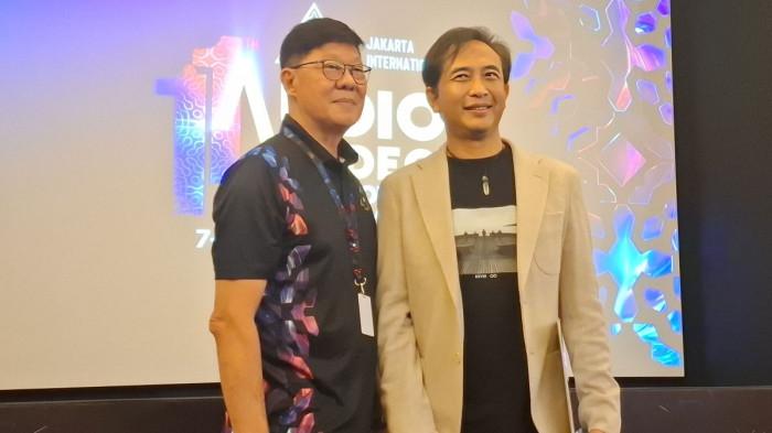 PIYU PADI REBORN - Piyu Padi Reborn dan Herman Chandra bicara soal perkembangan audio di Indonesia dalam acara IHEAC Jakarta International Audio Video Show (JIAVS) 2025, di kawasan Senayan Jaksrta Pusat, Jumat (7/11/2025).