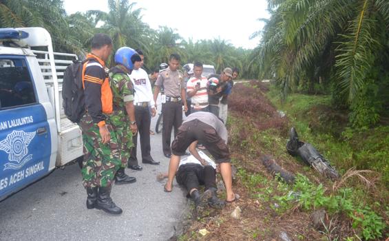 Polisi Ditemukan Tewas di Pinggir Jalan
