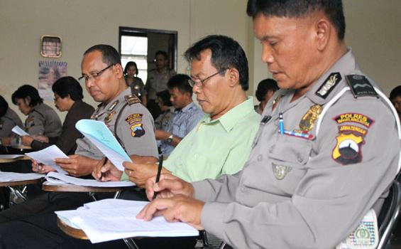 Polres Magelang Lakukan Psikotes Anggotanya
