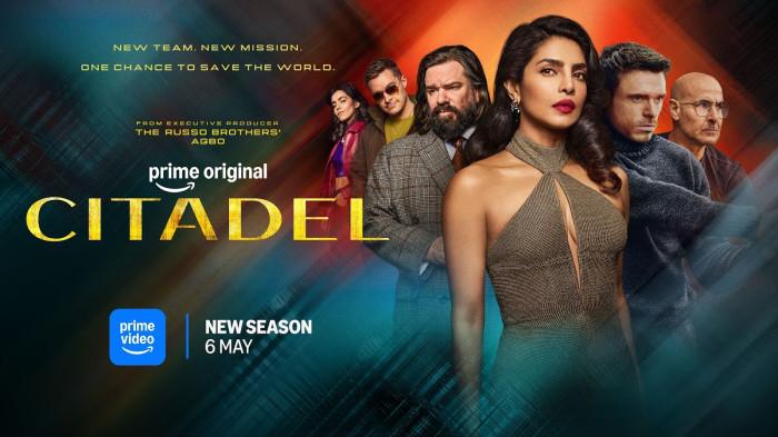SERIAL PRIME VIDEO - Poster Serial Citadel Season 2 yang dirilis Prime Video diunduh dari rilis Kamis (23/4/2026).