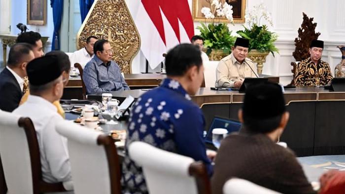 PERTEMUAN PRABOWO-TOKOH - Presiden Prabowo Subianto menggelar diskusi bersama sejumlah tokoh nasional pada Selasa (3/3/2026) malam. Mereka yang hadir mulai dari mantan Presiden dan Wakil Presiden, Mantan Menteri Luar Negeri, serta Ketua Umum Parpol.