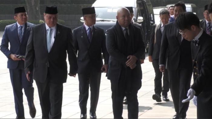 Prabowo dan Kaisar Naruhitodi Tokyo