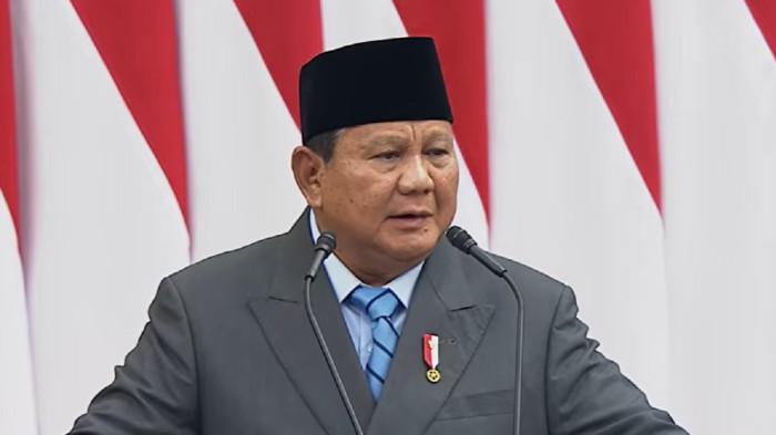PIDATO - Presiden Prabowo Subianto saat Sidang Paripurna Penyampaian RUU APBN 2027 dan Nota Keuangan di Kompleks DPR/MPR, Jakarta, Jumat (14/8/2026).