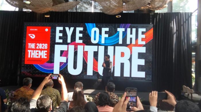 TEMA GIIAS 2026 - Penyelenggaraan pameran otomotif Gaikindo Indonesia International Auto Show (GIIAS) 2026 akan mengangkat tema 'Eye of the Future' dan akan berlangsung selama 12 hari di ICE BSD Tangerang dan akan dibuka untuk umum mulai 30 Juli sampai 9 Agustus 2026 dengan tanggal 29 Juli sebagai Press Day. Pameran ini diikuti 60 lebih merek kendaraan roda empat, roda dua dan karoseri bus.