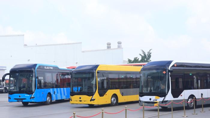 Produksi bus listrik Volvo