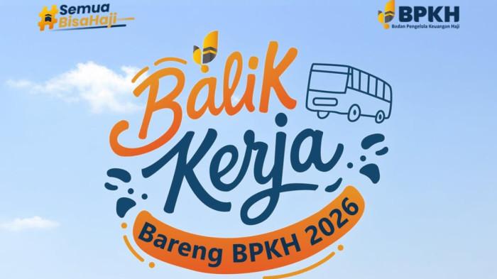 BALIK KERJA BPKH - Foto ini diambil dari Instagram @bpkhri pada Rabu (11/2/2026). Badan Pengelola Keuangan Haji (BPKH) kembali menghadirkan Program Balik Kerja 2026 bagi pemudik yang akan kembali ke Jabodetabek.