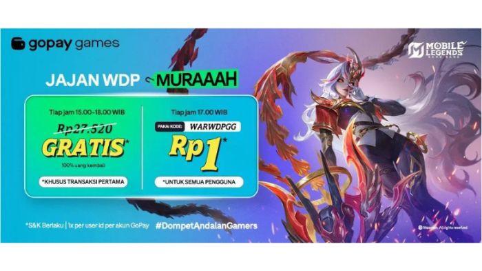 TOP UP ML - Promo top up Mobile Legends di GoPay Games dengan penawaran cashback dan voucher spesial untuk para pemain.