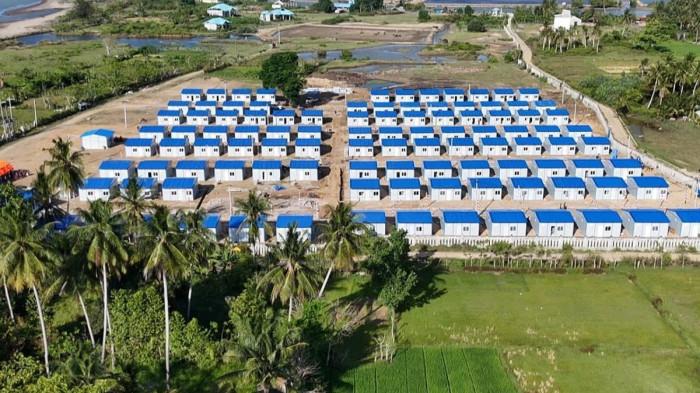 RAMPUNG DIBANGUN - 104 huntap rampung dibangun Kemenkopolkam di Kabupaten Aceh Utara. Satgas PRR/Kemenkopolkam