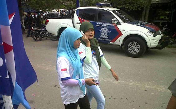 Ratusan Anak -anak Ikut Acara Hadiri Pelantikan Demokrat