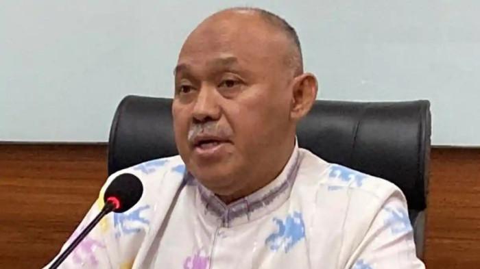 MAHASISWI JATUH - Rektor Unpak Prof Didik Notosudjono saat memberikan keterangan resmi terkait mahasiswi jatuh di Unpak Bogor, Kamis (13/11/2025).