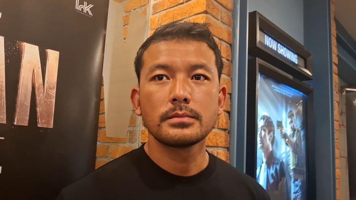 RIO KUDETA SIDANG - Cerita Rio Dewanto ketika berhasil kudeta persidangan sebuah pengadilan negeri ketika main di film Keadilan: The Verdict. Rio Dewanto di CGV Grand Indonesia Jakarta Pusat, Rabu (24/9/2025)