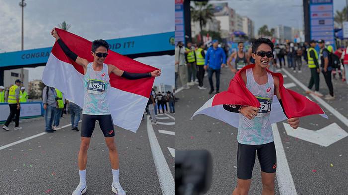Robi Syianturi Pecahkan Rekor Nasional Half Marathon di Casablanca Marathon 2025