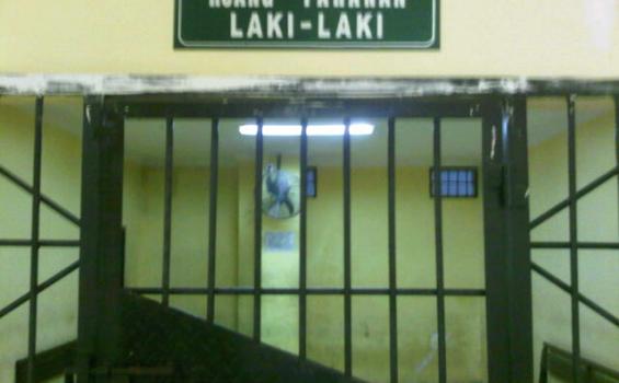 Ruang Tahanan Pengadilan dan Kejaksaan Kosong