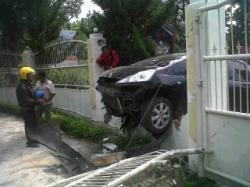 Mahasiswa Penabrak Pagar Rumah Gubernur Sumut Hilang