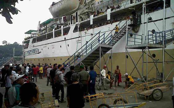Arus Balik Dari Pelabuhan Samarinda Masih Sepi