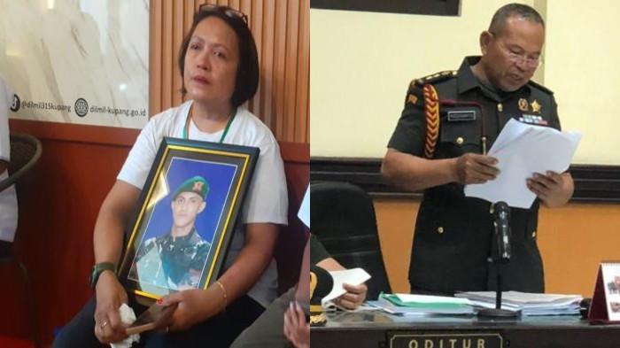 Tangis Mama Epy Hadiri Sidang Perdana Kasus Kematian Prada Lucky Namo, Peluk Foto Alamarhum Putranya