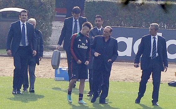 Silvio Berlusconi Datang Milan Menang Lawan Juventus