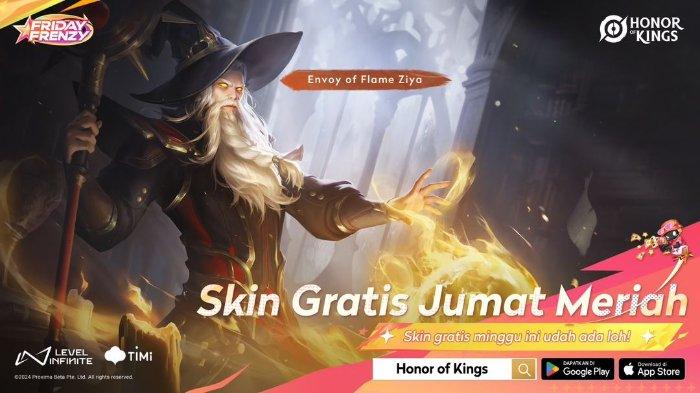 Honor of Kings Bagikan Hadiah Gratis di Event Friday Frenzy, Pekan Ini Ada Skin Baru dari Ziya
