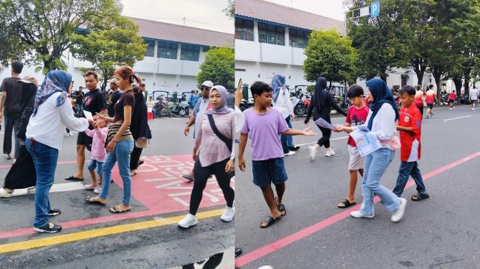 Sosialisasi dan penyuluhan tentang pemyakit kusta dalam peringatan Hari Kusta Sedunia di CFD Solo
