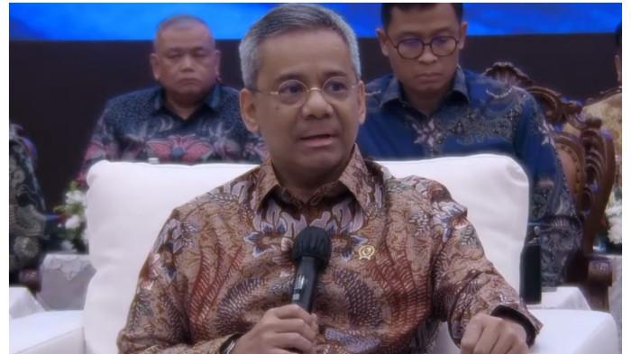 UTANG BLBI - Menteri Keuangan (Menkeu) Suahasil Nazara saat konferensi pers APBN KiTA September 2026 yang digelar di Kantor Kemenkeu, Jakarta, Jumat (18/9/2026).