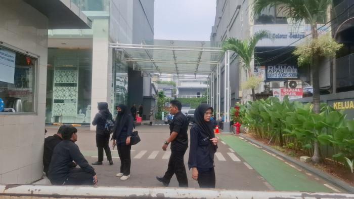 KANTOR BGN - Suasana terkini di Kantor Badan Gizi Nasional (BGN), Kebon Sirih, Jakarta Pusat pada Rabu (3/6/2026) yang tengah digeledah Kejagung. (Tribunnews.com/Abdi Ryanda Shakti).