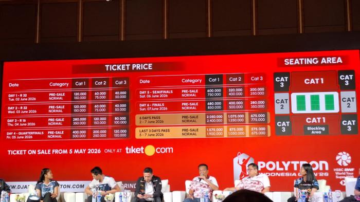 THOMAS CUP - Pebulutangkis tunggal putra Indoensia, Jonatan Christie saat menghadiri sesi konferensi pers Indonesia Open 2026 di Kawasan Thamrin, Jakarta, Selasa (14/4/2026). Jojo, sapaannya masuk dalam skuad bulutangkis Indonesia di Thomas Cup 2026.