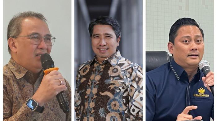 SIAP FIT PROPER TEST - Tiga calon yang maju memperebutkan kursi deputi gubernur Bank Indonesia Dicky Kartikoyono, Solikin M. Juhro dan Thomas Djiwandono.