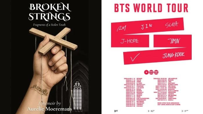 TRENDING MINGGU INI – Deretan isu hangat mulai dari konser BTS di Jakarta hingga buku Broken Strings Aurelie Moeremans.