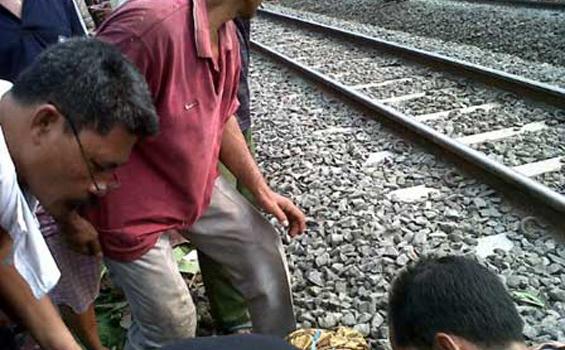 Yeni Tewas Seketika Dihajar Kereta Api Jurusan Jakarta-Bogor